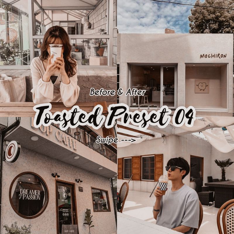 5 PRESET LIGHTROOM MINIPACK TOASTED SERIES For IOS &amp; Android