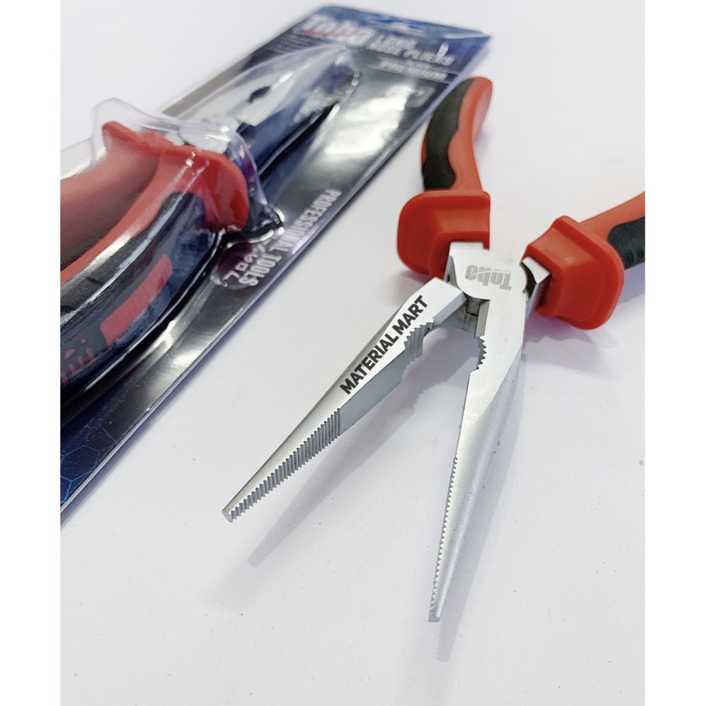 Tang Lancip Toho 8” Premium | Tang Jepit Runcing | Long Nose Plier 8 | Material Mart