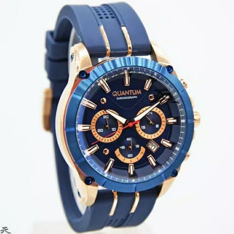 QUANTUM PWG674.499 JAM TANGAN PRIA QUANTUM BLUE ORIGINAL