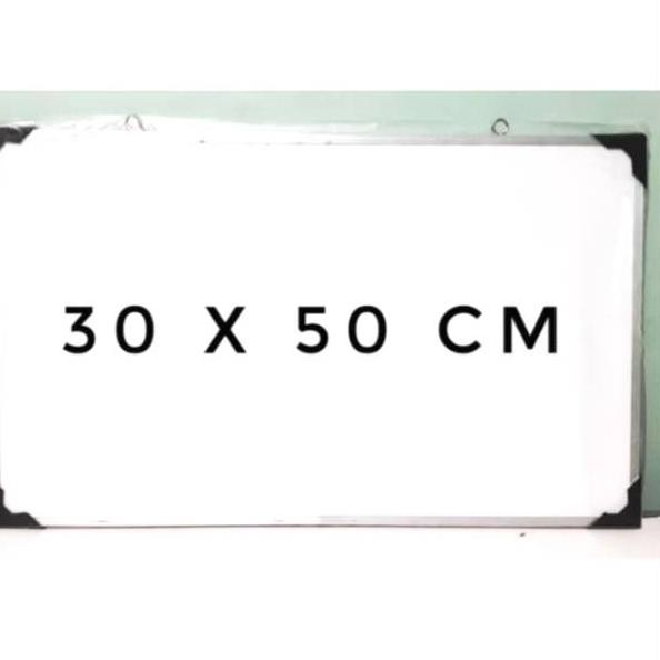

Terlaku. 6V6CF Whiteboard Kecil Murah / White Board 30 x 50 cm Bonus Spidol Pasti Murah