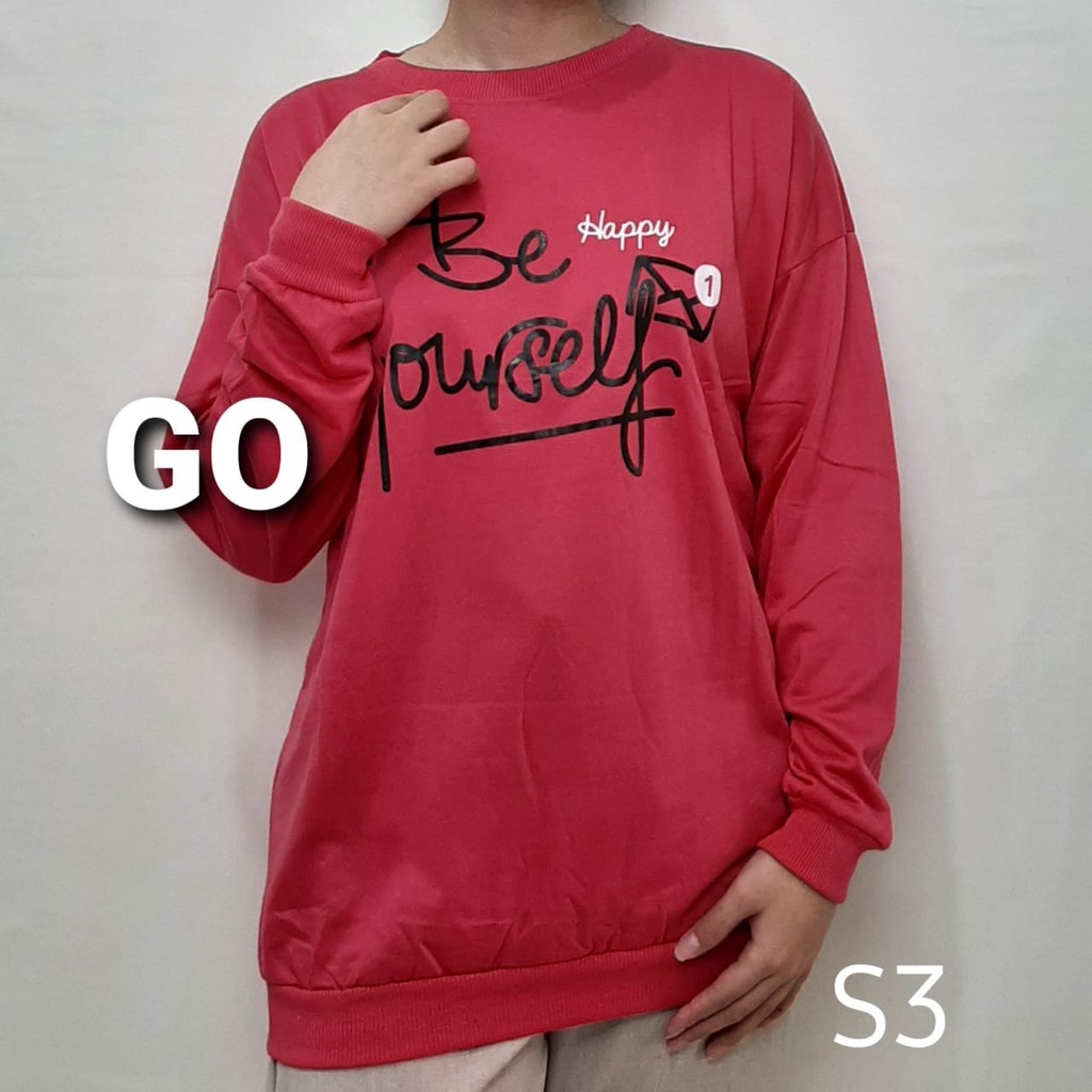BB SWEATER WANITA SWEATER PEREMPUAN MURAH BABY TERRY KEKINIAN ATASAN WANITA