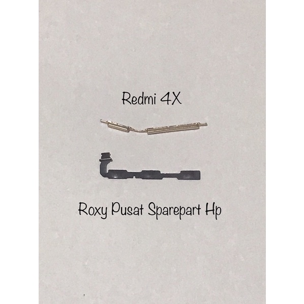Tombol Luar + Fleksible On Off Xiaomi Redmi 4X | Fleksible Power On Off + Tombol Luar On Off Volume 