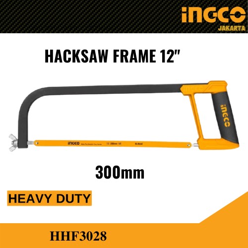 GAGANG GERGAJI BESI 12&quot; KUALITAS HD / HACKSAW FRAME 12 &quot; INGCO HHF3028