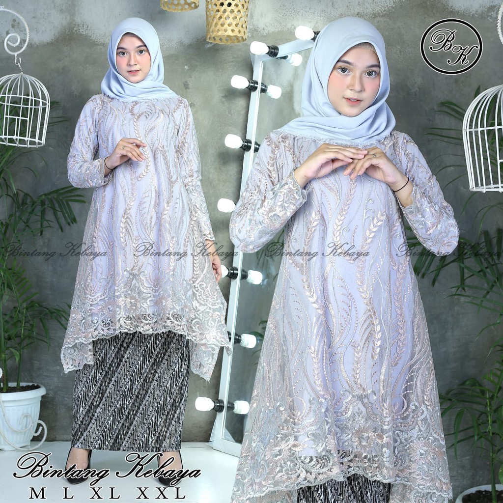 PROMO SET TUNIK BORDIR TIMBUL / SET TUNIK TULLE BORDIR