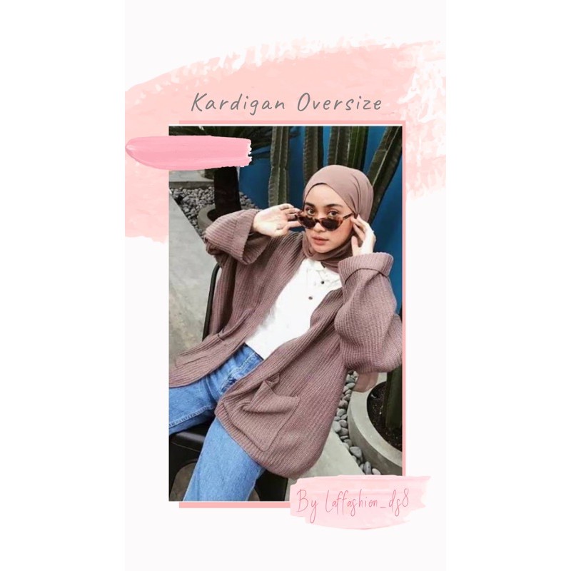 KARDIGAN OVERSIZE | OVERSIZE PREMIUM | CARDY OVERSIZE | KARDIGAN TEBAL