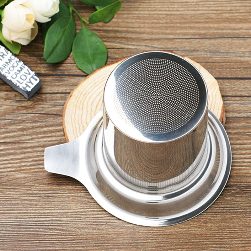 Filter Saringan Teh Kopi Reusable Tea Infuser Strainer Stainless Steel