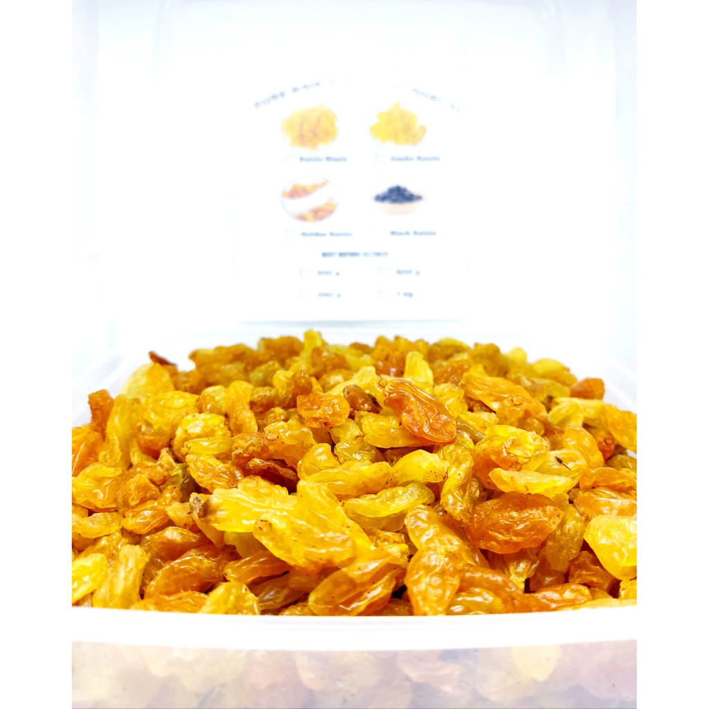 

Kismis Asam Manis Semi Jumbo 500gram - Golden Raisin