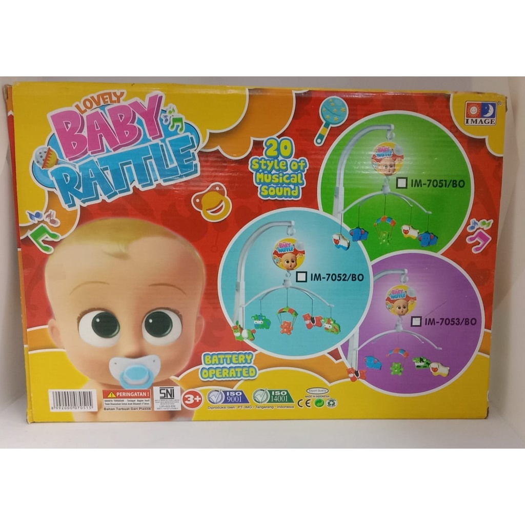 Mainan Rattle  Bayi Lovely Baby Toys Musical Mobile