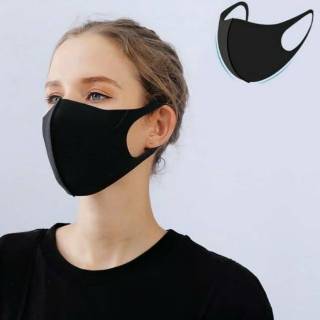 Download Masker Fashion Korea Scuba Murah Shopee Indonesia PSD Mockup Templates