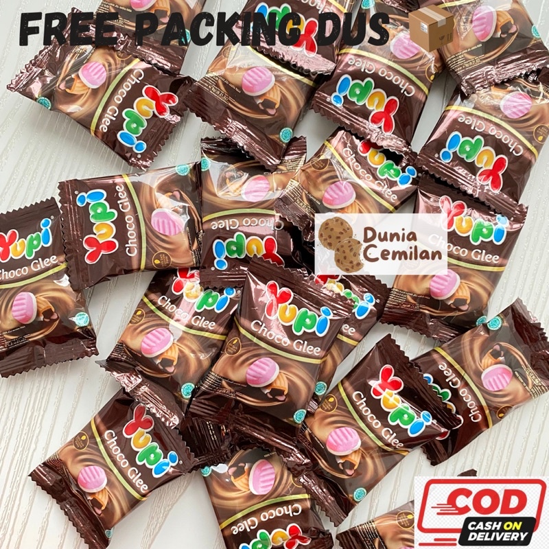 [TERMURAH!!] Yupi Choco Glee 1pak isi 24pcs - Permen nikmat enak diskon termurah