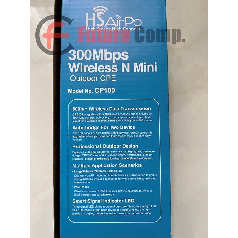 HSAIRPO CP100 300Mbps 2.4GHz Wireless N Mini Outdoor