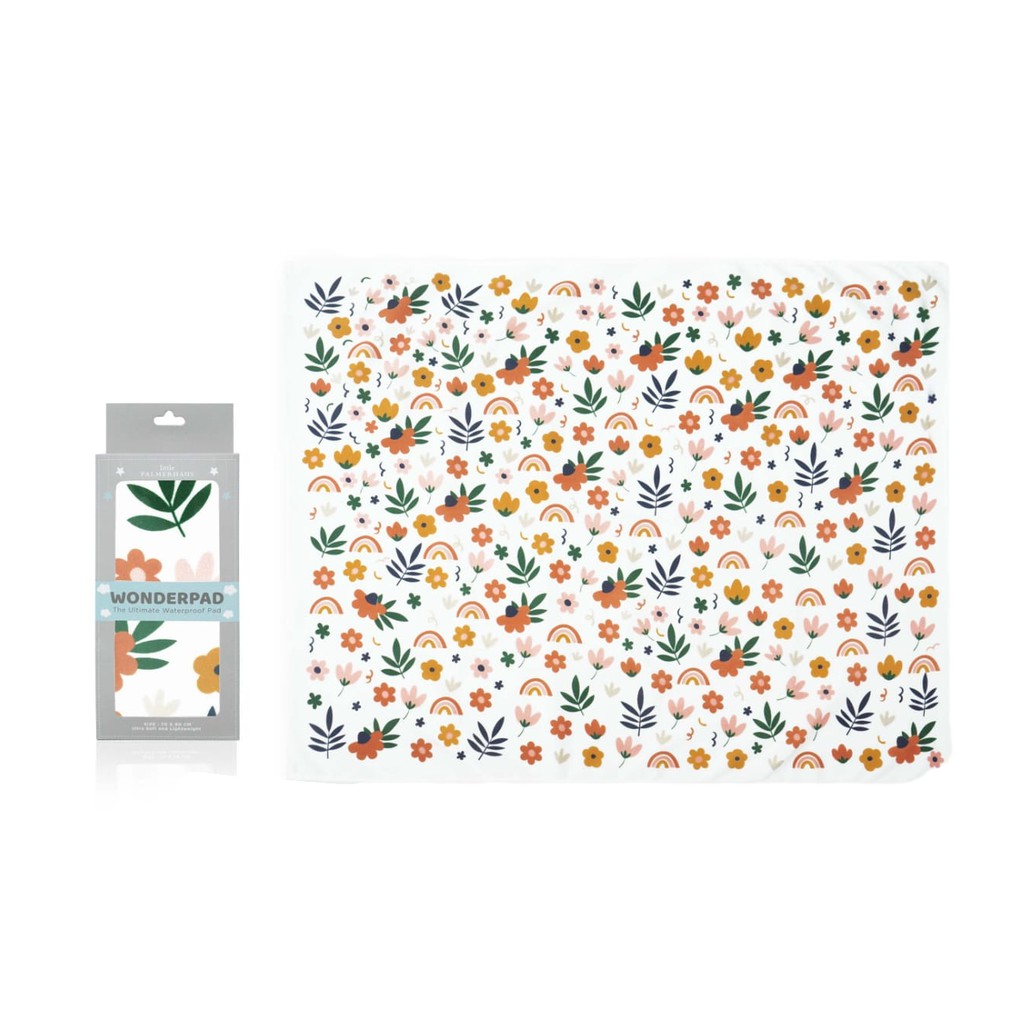 Little Palmerhaus Wonderpad Waterproof Pad – Flower Rainbow