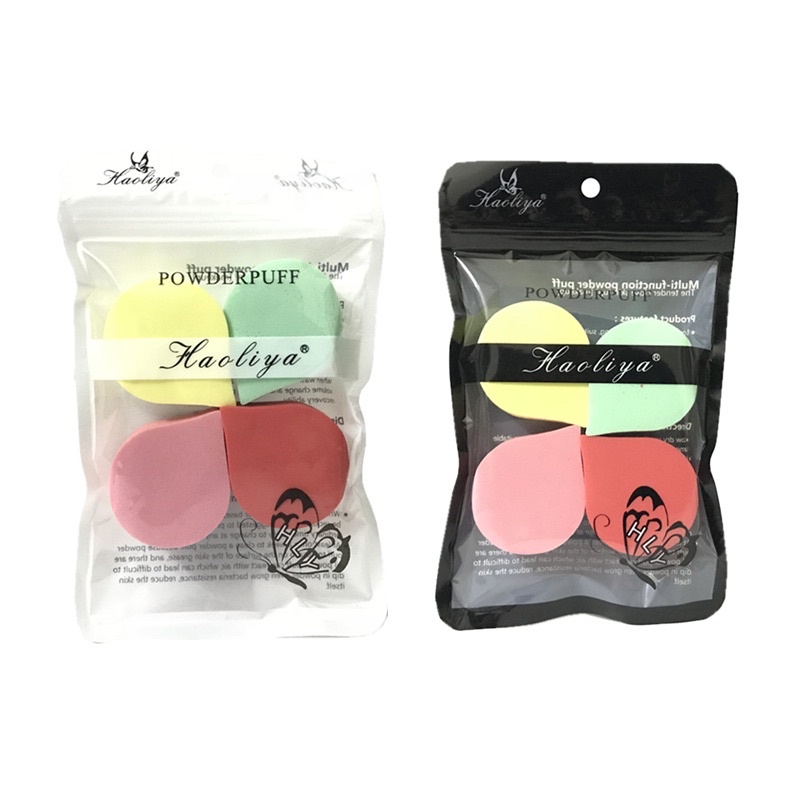 COD Sponge Make up 1 Set Isi 4 Pcs / Spons Foundation Pembersih / Make Up