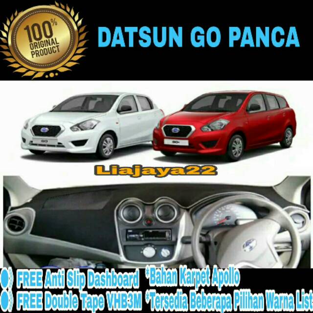 Cover Dashboard Datsun Go Panca Dan Go+ Panca + Antislip