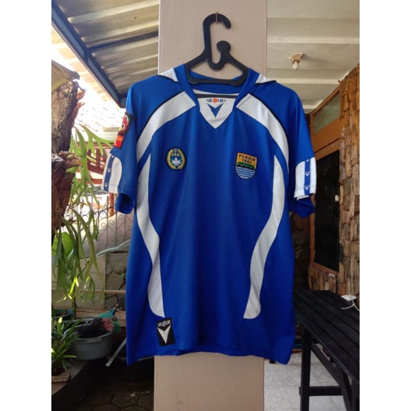 Jersey Persib Bandung Home 2008/2009, Repro, Size M, NNS C. GONZALEZ 99