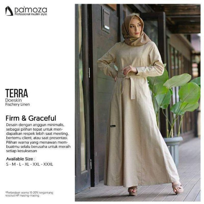 GAMIS TERBARU DAMOZA TERRA DOESKIN|| ELEGAN & MEWAH