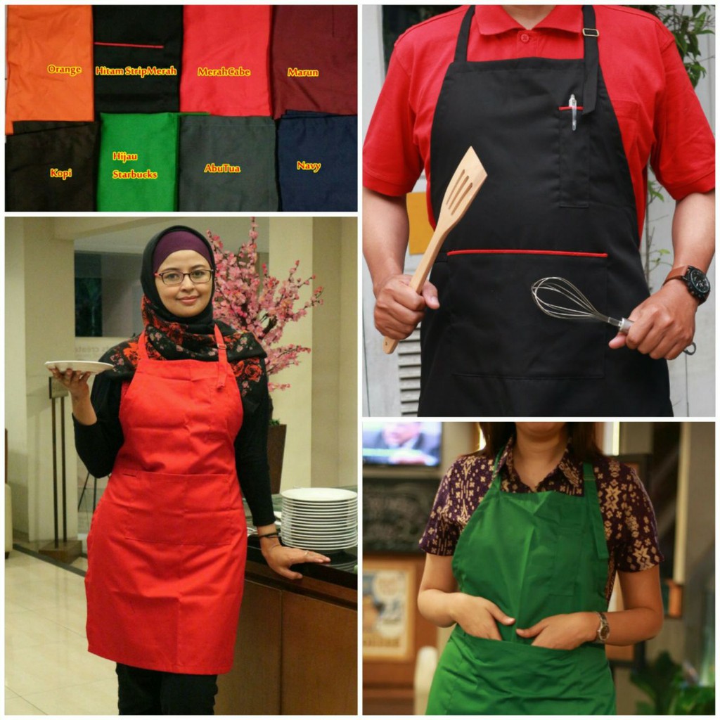 apron fullsize celemek fullsize | Shopee Indonesia