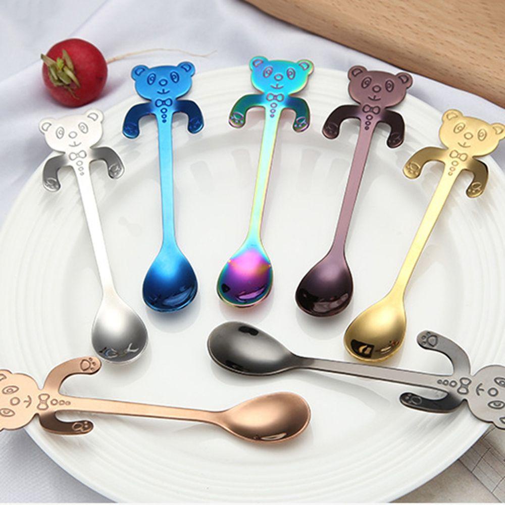 [Elegan] Sendok Kopi Panda Peralatan Makan Alat Makan Tea Tools Hanging Ladle