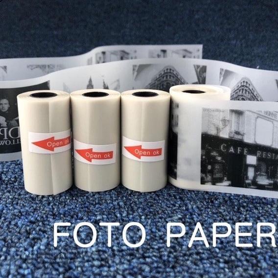 

☟ PHOTO PAPER TRANSPARAN paperang peripage transparent thermal kertas - A9 (77x30mm) ✴