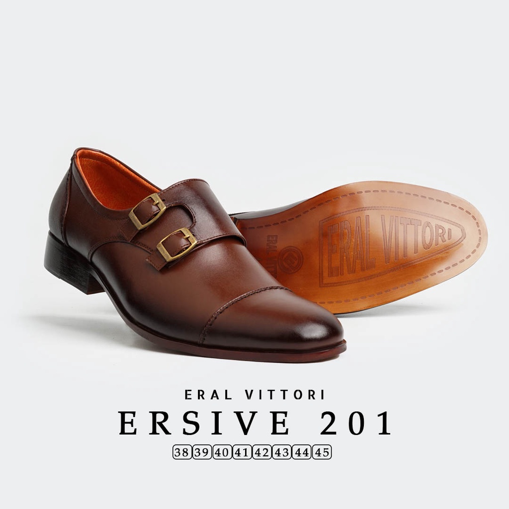 Eral Vittori -  Ersive 201 Sepatu Pantofel Formal Kantor Pria Kulit