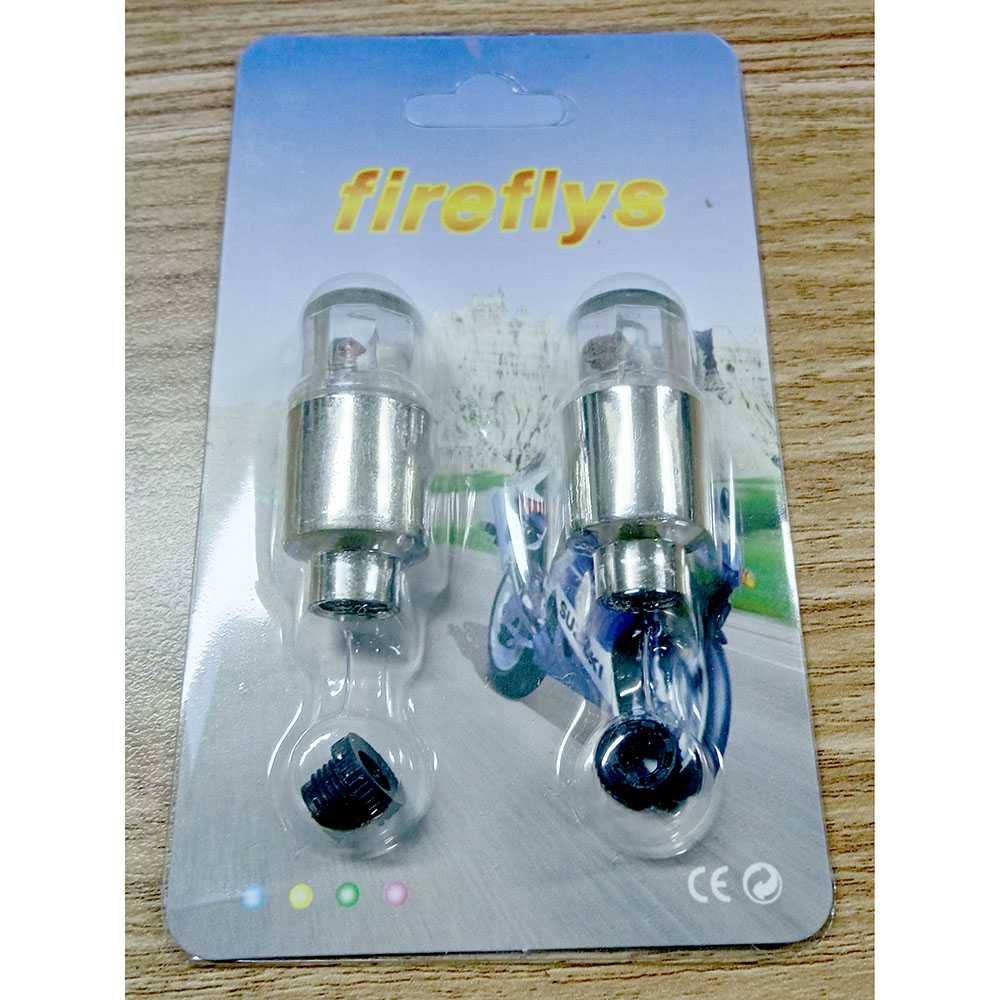 Fireflys Pentil Ban LED Mobil dan Motor 2 PCS - AG10-Multi Warna