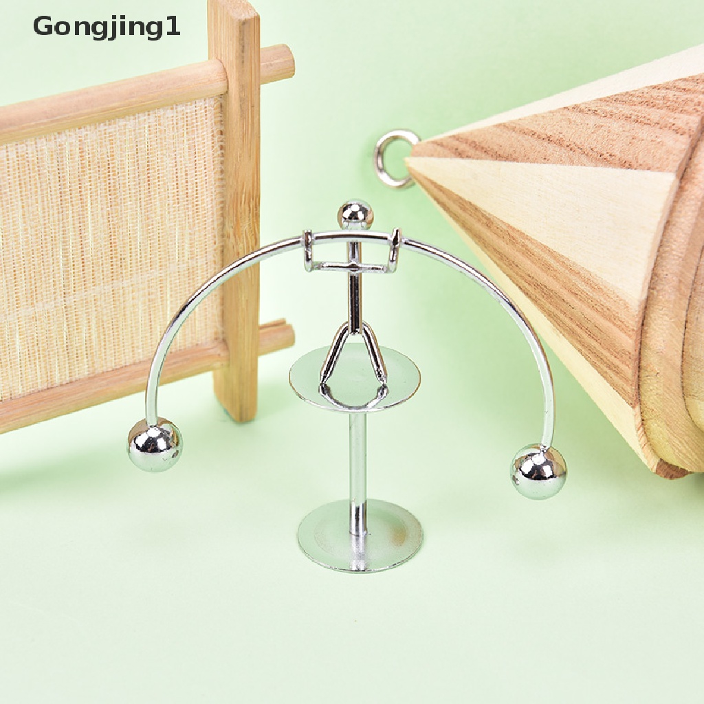 Gongjing1 Mainan Edukasi Sains Fisika Newton Pendulum Cradle Balance Bahan Stainless Steel