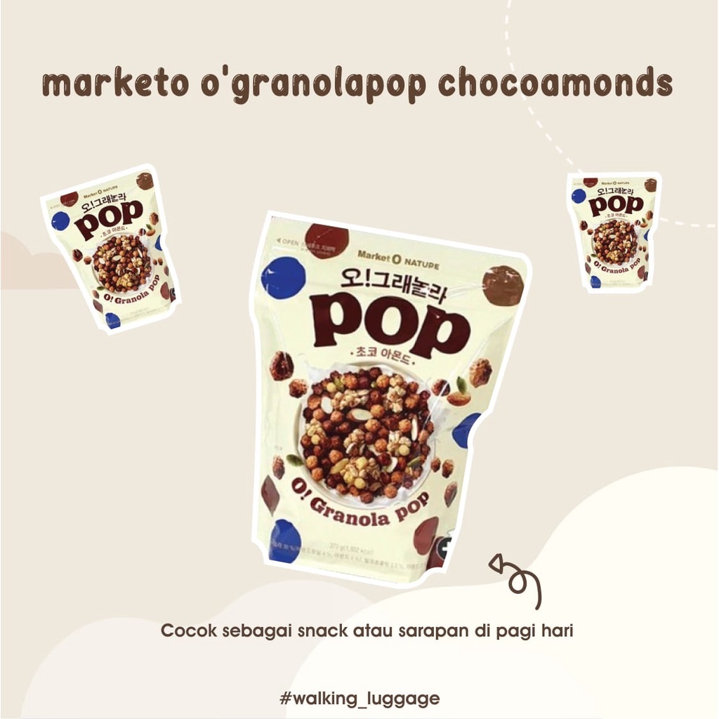Market O Granola Pop Choco Almond