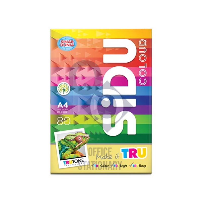 

Kertas HVS Sidu Sinar Dunia Rainbow A4 80 gram 80gr