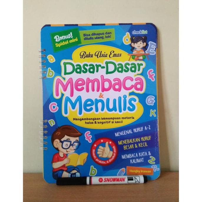 

[BISA COD] WIPE & CLEAN Dasar-Dasar Membaca & Menulis (BONUS SPIDOL SNOWMAN)