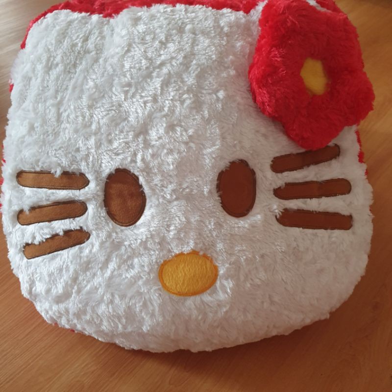 Bantal Karakter Hello kitty Merah jumbo lebar 55cm kado souvenir ulang tahun