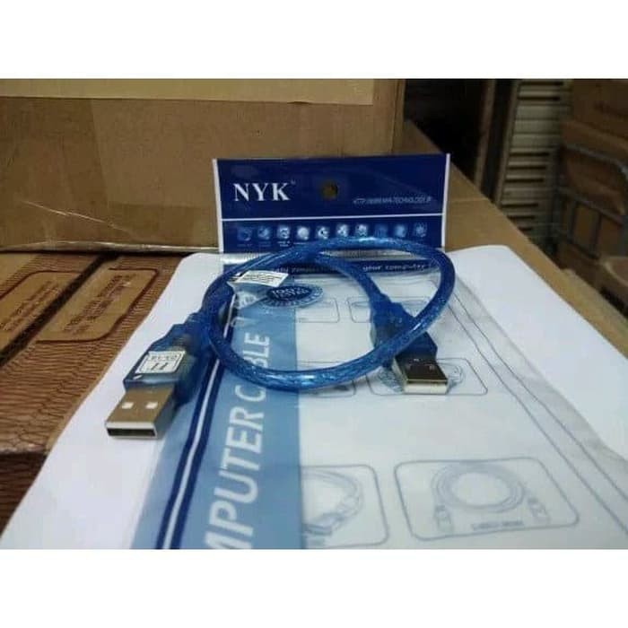 KABEL USB TO USB MALE MALE 50 CM NYK 2.0