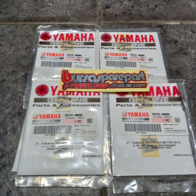 EMBLEM STICKER STIKER YAMAHA HITAM NOUVO Z JUPITER VEGA MIO F1Z F1ZR 99234-000800 ORIGINAL