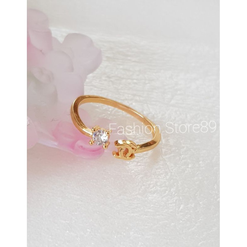 Cincin Bahan Xuping ukuran Elastis free size cincin import xuping fashion unik bahan elastis IMPORT