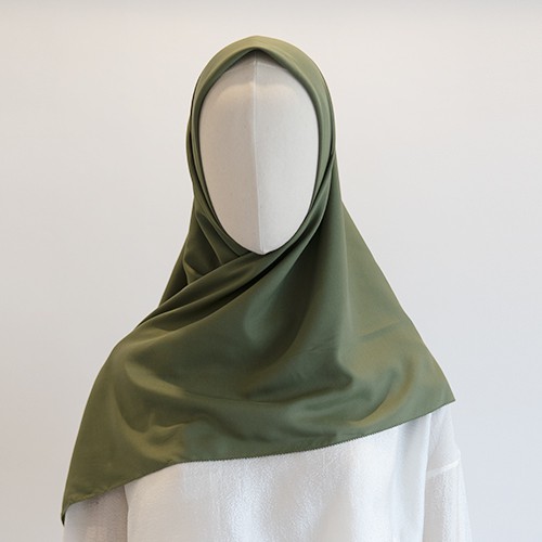 LEAVES SCARF PINE GREEN - JEDA