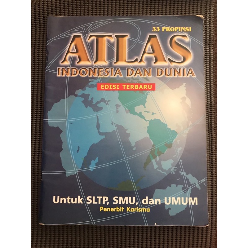 Atlas Indonesia dan Dunia Preloved Original