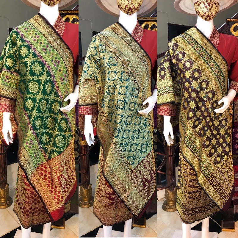 Songket Lepus limar 3 Negeri/songket tenun asli palembang /ilham songket palembang