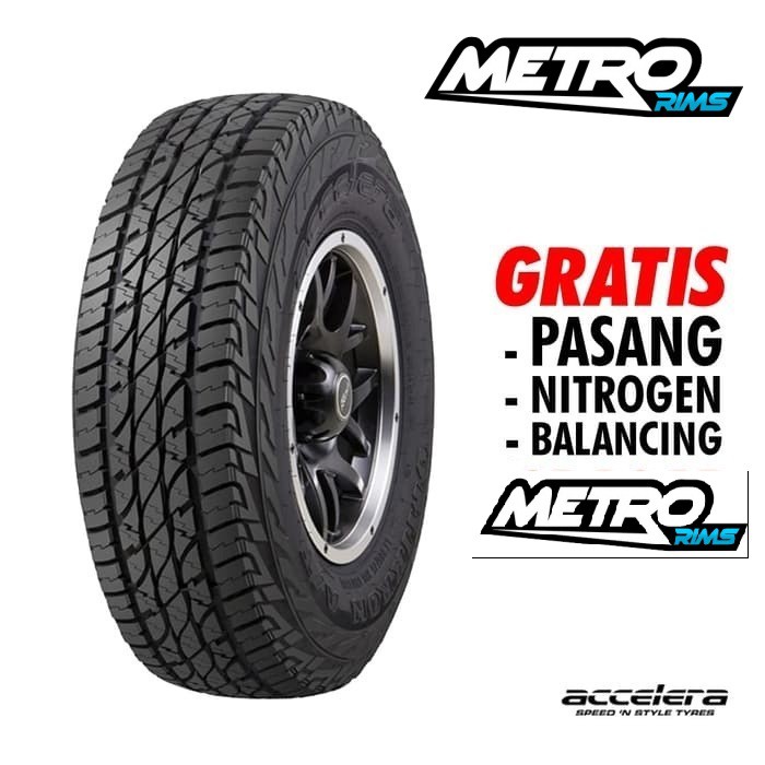 Ban Mobil Ukuran 285/75 Ring 17 ACCELERA OMIKRON A/T 285 75 R17 Ban Offroad Tubeless Ring 17
