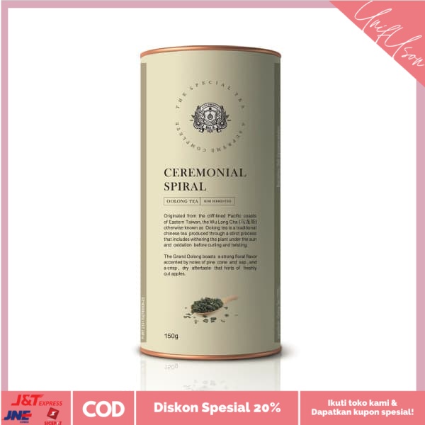 

⭐COD⭐ Mulia Tea - Special Tea - Ceremonial Spiral - Oolong Tea