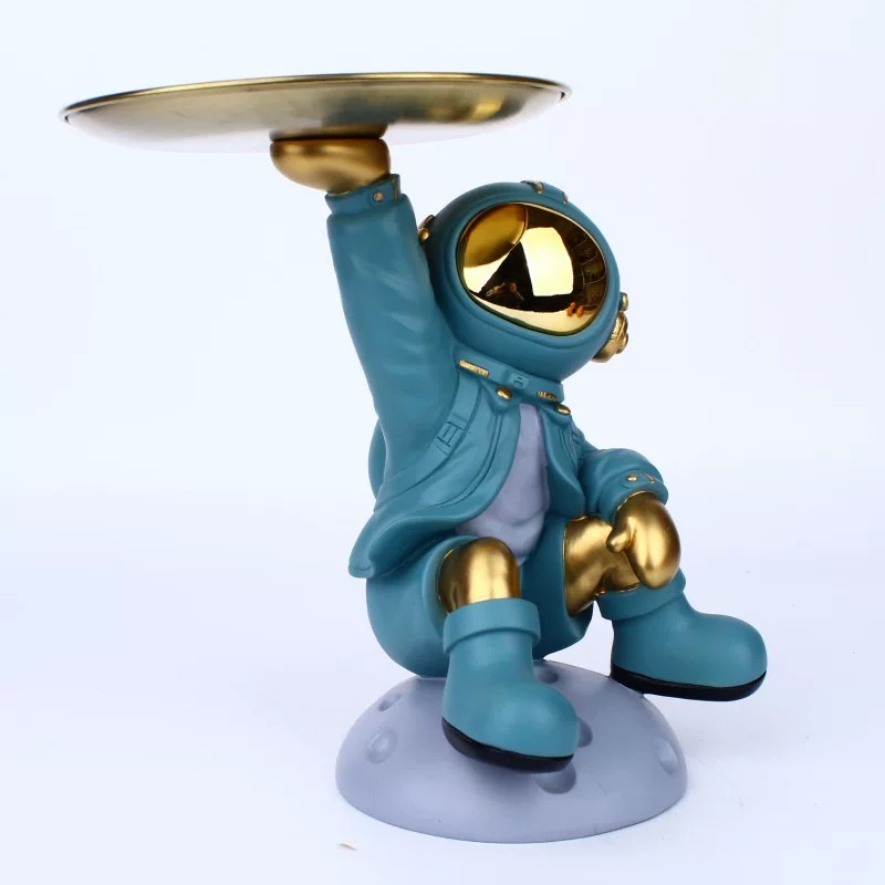 HDB#ASTERR007 Pajangan Tray Astronaut / Pajangan Astronot / Tray Dekorasi Astronaut / Pajangan Kamar