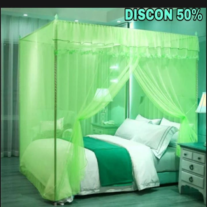 Kelambu jumbo kotak 180 x 200 kelambu nyamuk gantung kelambu warna warni