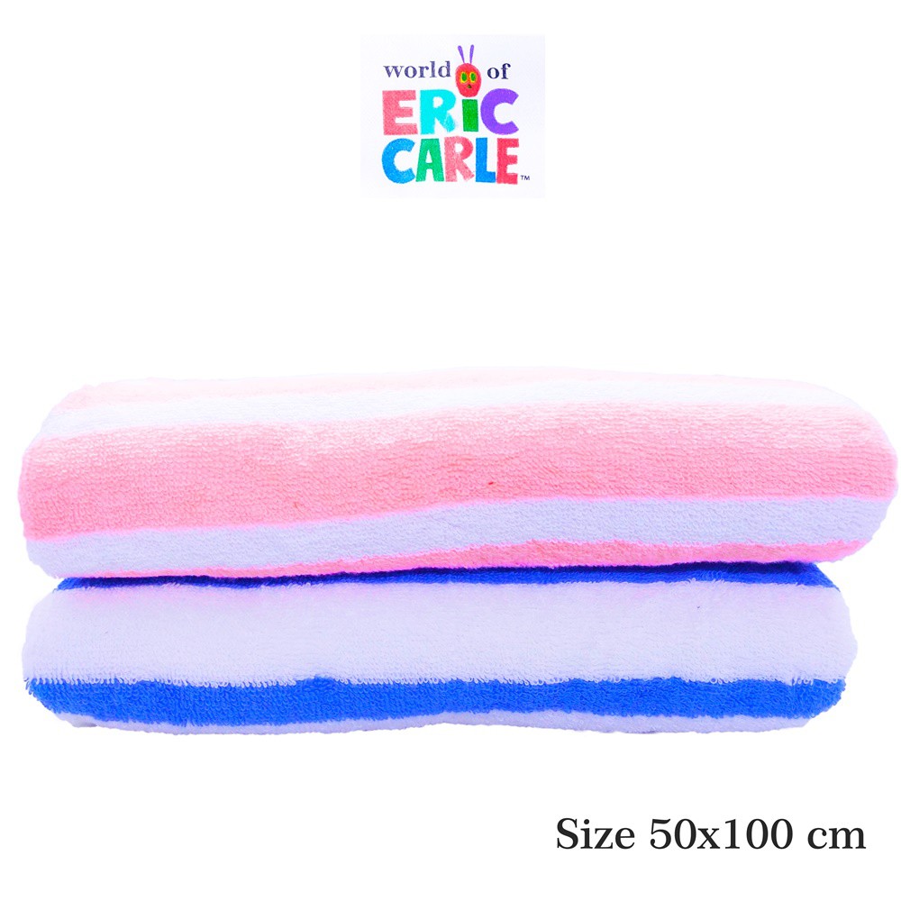 Handuk Mandi ERIC CARLE Motif Garis 50 x 100 cm - Random Colour