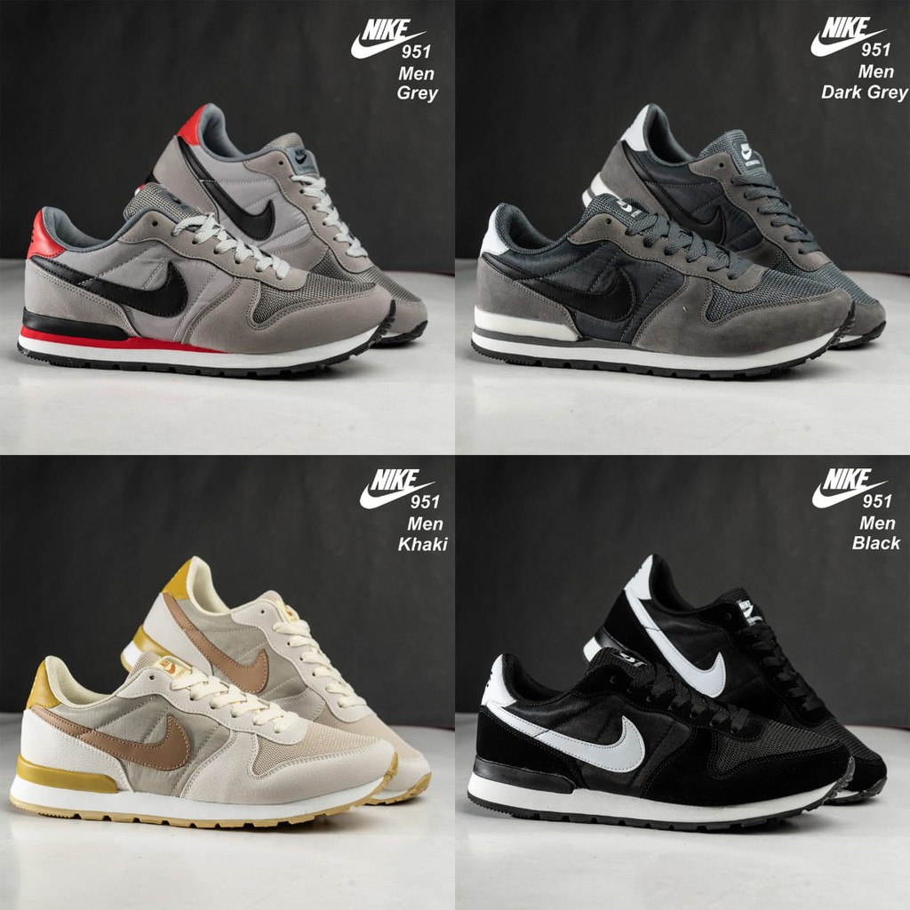 nike internationalist dark grey