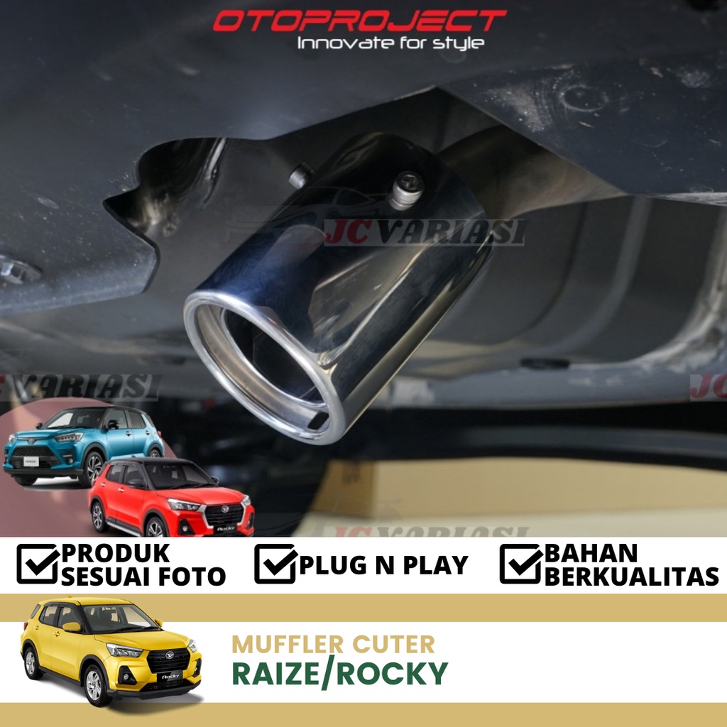 MUFFLER CUTTER TAMBAHAN AKSESORIS KNALPOT RAIZE ROCKY