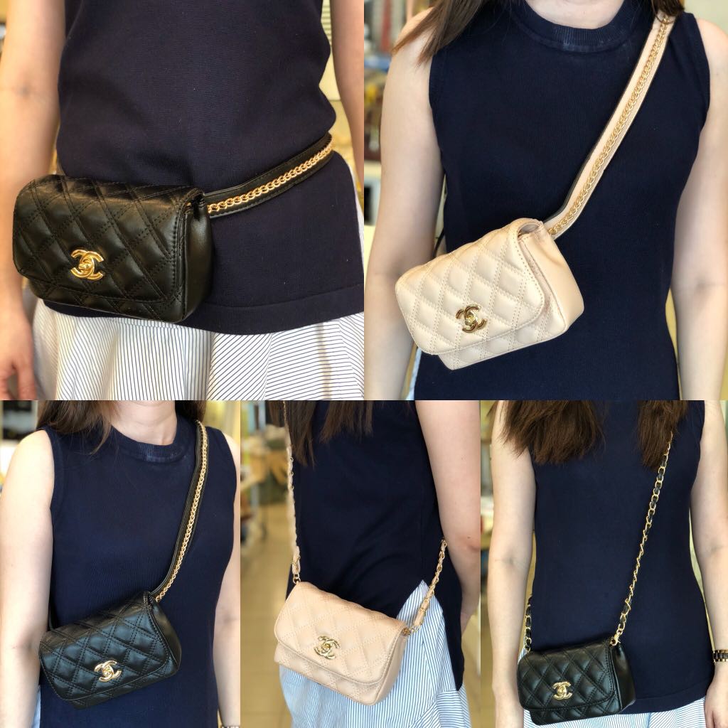 TAS PINGGANG CHANEL 2211 LAV TAS IMPORT WANITA HAND BAG WANITA TAS SLEMPANG TAS BRANDED BATAM