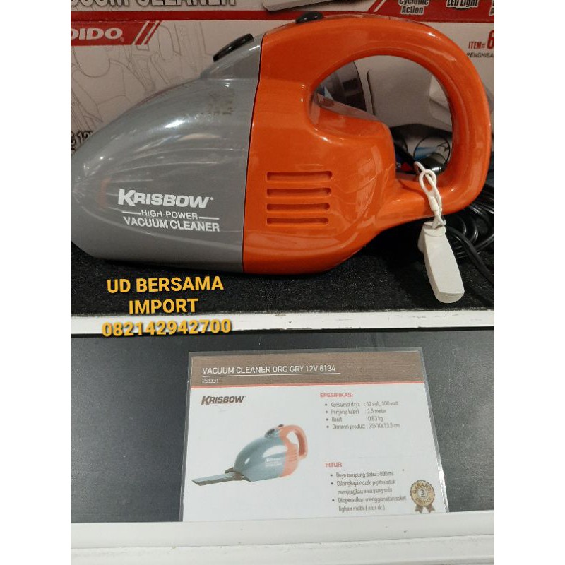 vacum mobil KRISBOW vakum cleaner khusus mobil pembersih debu ORIGINAL
