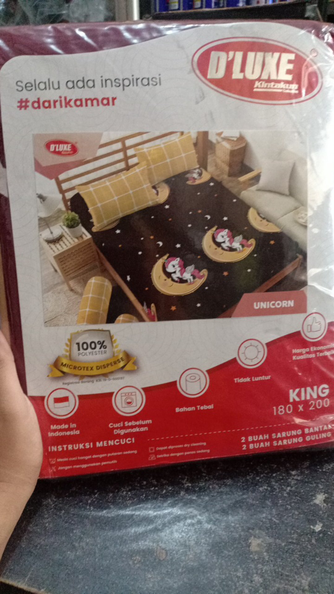 Kintakun Sprei 20x180x200 Set (tanpa Bed Cover Atau Selimut) Seprei Sprai Seprai Seri 4