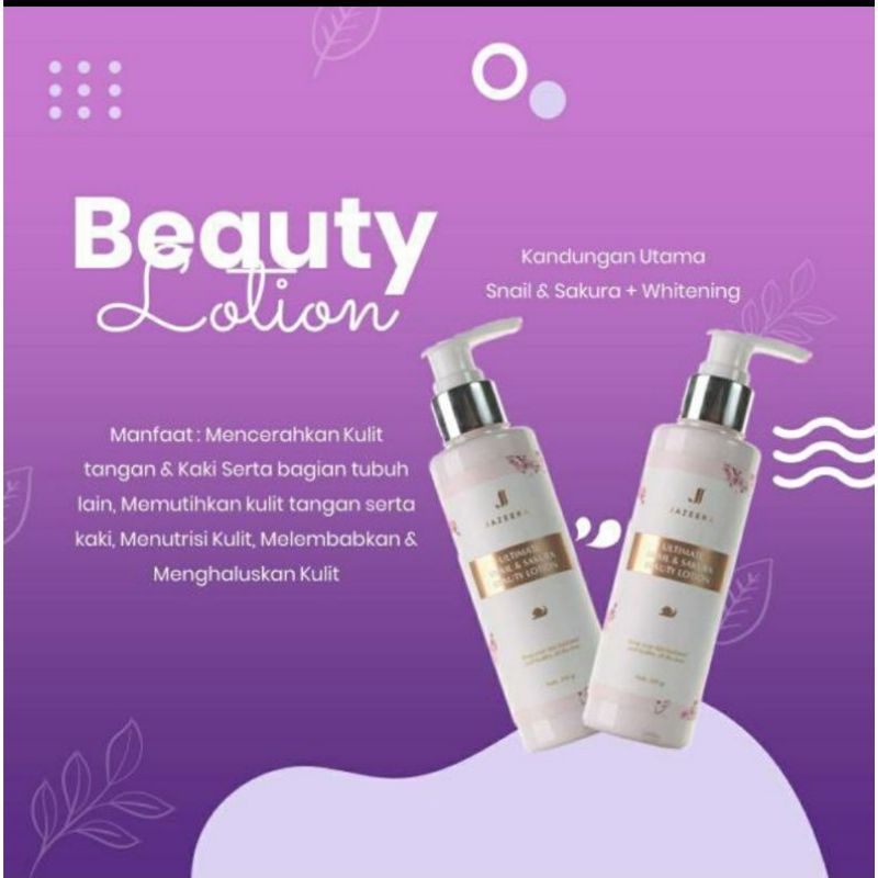 Jazeera Ultimate Snail and Sakura Beauty Lotion