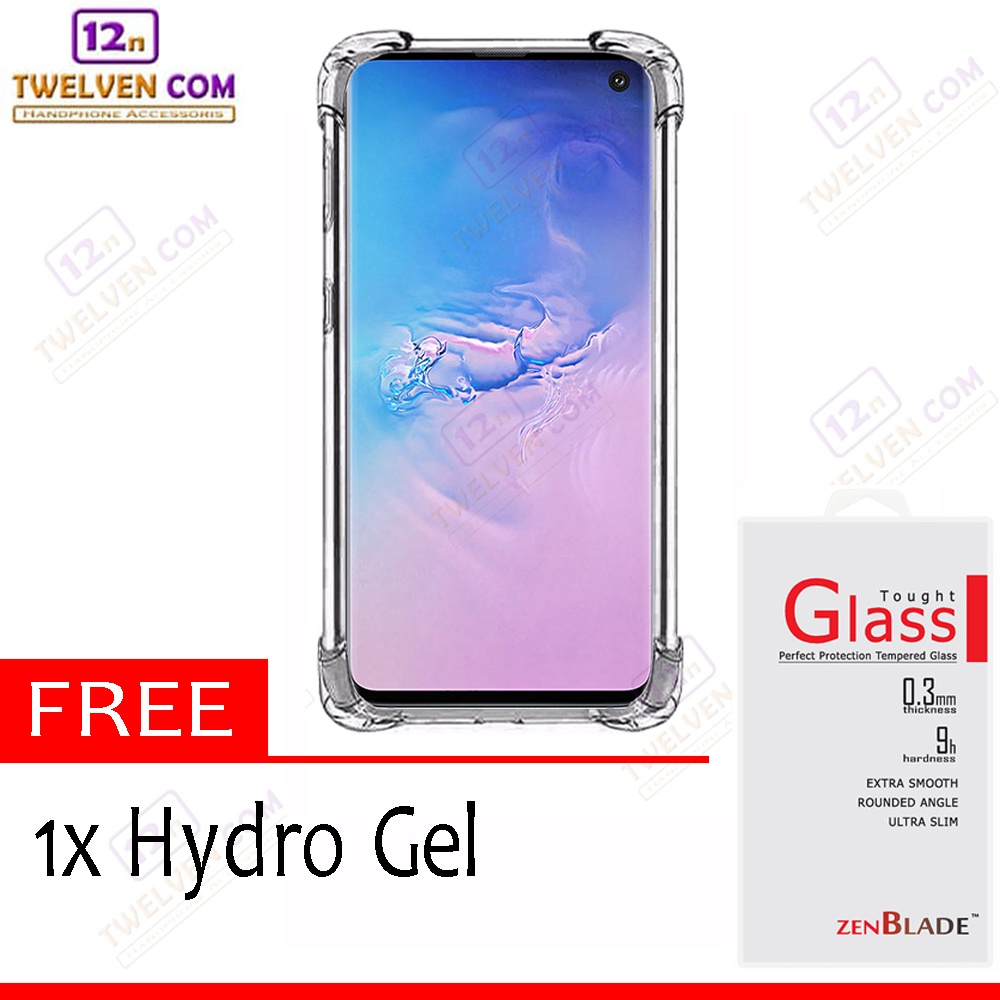 [FLASH SALE] Case Anti Crack Anti Shock Softcase Samsung S10 - Free Hydrogel Anti Gores