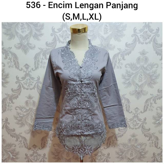 Kebaya encim modern bali kombinasi brukat