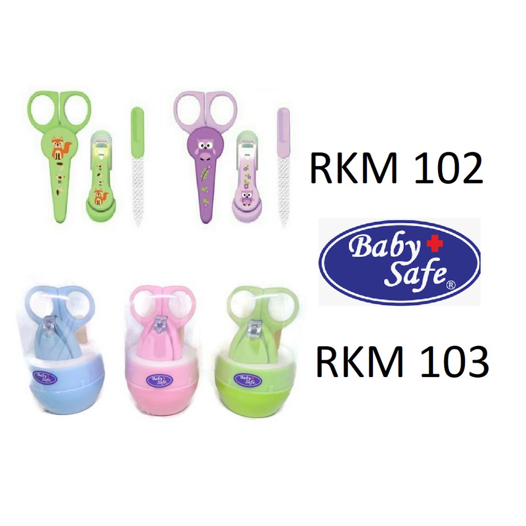 BABYSAFE MURAH MANICURE SET GUNTING KUKU BAYI ANAK BABY SAFE CATUT RKM 103 / RKM 102 / BD249-7 / BD311-11